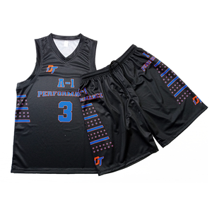 Conjunto de uniforme de baloncesto para hombre de 100% poliéster personalizado al por mayor, camisetas reversibles sublimadas transpirables, talla grande de alta calidad - Product Image 3