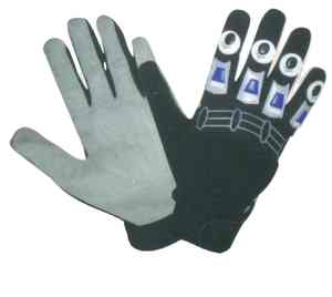 ถุงมือมอเตอร์ไซด์แบบเต็มนิ้วพร้อมการป้องกันกันลื่นและหน้าจอสัมผัสที่เข้ากันได้กับการแข่งรถและมอเตอร์ครอส - Product Image 3