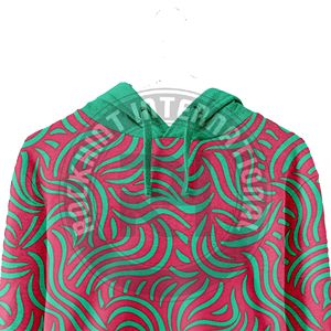 เสื้อฮู้ดดี้พิมพ์ลายหรูหราทั้งตัว แบบสั่งทำได้ ทรงบ็อกซี่ ครอป ยูนิเซ็กซ์ ผ้าฝ้ายฟลีซ 100% เสื้อฮู้ดดี้ผ้าฝ้ายเนื้อหนา น้ำหนักมาก - Product Image 6