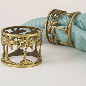 ห่วงใส่ผ้าเช็ดปากทองเหลืองทรงกลมสีทองสำหรับตกแต่งโต๊ะสำหรับงานแต่งงานและร้านอาหาร - Product Image 1