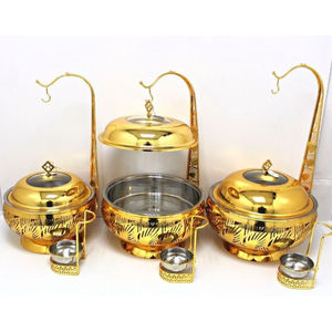 Plat à friture en acier inoxydable en métal de la plus haute qualité Design élégant Restaurant Hôtel Ustensiles de cuisine Fournitures - Product Image 1