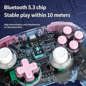 Control de Juego Inalámbrico de 3 Modos, Color Macaron, Bluetooth, con Control de Movimiento para Switch, <span class=keywords><strong>PC</strong></span>, Laptop, Android, iOS - Product Image 4