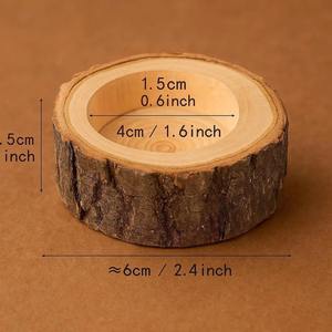 Candelero de Madera de Última Generación con Madera de Primera Calidad, Diseño Antiguo, Alto, Elaborado para Decorar Cualquier Casa de Campo o Rural - Product Image 4