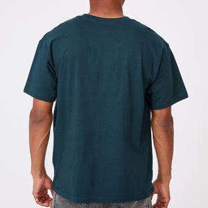 เสื้อยืดริงเกอร์ไหล่ตกขนาดใหญ่สำหรับผู้ชายผ้าฝ้าย100% ออกแบบได้ตามต้องการคุณภาพสูง - Product Image 3