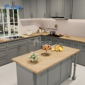 Chevron Hevea Finger Joint Countertop 25x1.5x120" Industrial Rustic Kitchen <b>Table</b> - Vietnamese Manufacturer - Product Image 5