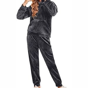 Nouveau 2025 ensembles de survêtements à capuche pour femmes de qualité professionnelle vêtements imprimés lourds avec pantalon caractéristiques de taille plus - Product Image 4