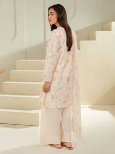 La mejor calidad Light Airy Shalwar Kameez Dupatta para mujeres indias pakistaníes Todas las estaciones Tela de césped impresa en Georgette - Product Image 3