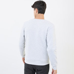 Otoño Invierno hombres 100% algodón Sudadera con capucha sólido polar pantalla impresa Streetwear nueva marca sudadera - Product Image 3