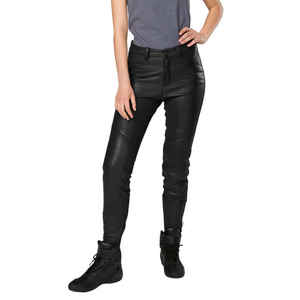 Pantalons de moto en cuir à la mode pour hommes, coupe ajustée, tenue décontractée, pantalons de moto en cuir de qualité originale pour adultes - Product Image 3