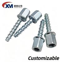 Vis autotaraudeuses métriques à six pans creux pour béton, en acier au carbone zingué M8/M10, pour fixation mur et plafond – Approvisionnement direct usine