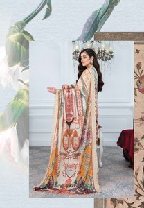 Robe d'été élégante pour femmes 2024 coton brodé/pelouse imprimé costumes grande taille Options disponibles - Product Image 6