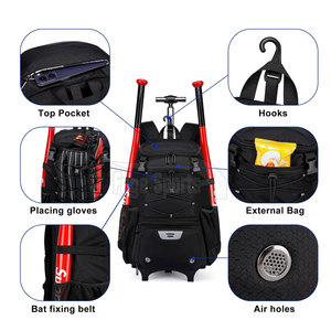 Sacs de baseball légers de qualité supérieure Sacs de baseball de vente directe d'usine Sacs de baseball pliables - Product Image 4