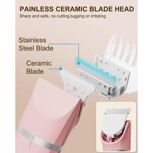 Depiladora y Recortadora Íntima 2 en 1 Profesional para Mujer, Recargable, Uso en Seco/Húmedo, Resistente al Agua IPX7, Alimentación USB, para Uso en Bikini - Product Image 5