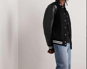 Nouvelle mode 2025 hiver Baseball manches Varsity veste Letterman personnalisé Baseball grande taille hommes vestes - Product Image 6