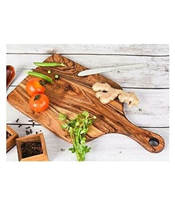 Tabla de Cortar de Madera Maciza para Chefs Profesionales, Tabla de Cortar de Madera con Acabado Fácil de Lavar y Limpiar - Product Image 5