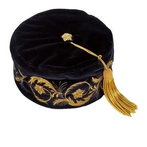 Gorro escocés de Tweed al por mayor con forro polar para comodidad Scottish Rite Freemasons Masonic Caps - Product Image 6