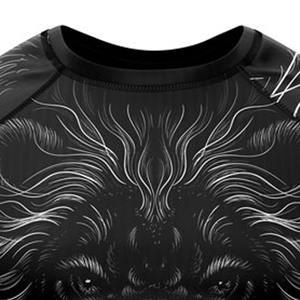 Haute qualité Design personnalisé couleurs unies Rash Guard pour hommes UPF50 + Eco-Friendly Quick Dry Respirant Full Sleeve LEVEL SPORTS - Product Image 3