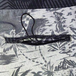 Pantalones cortos de algodón con estampado de estilo callejero para hombre, decoración de bolsillo con logotipo personalizado único, cintura media elástica - Product Image 4