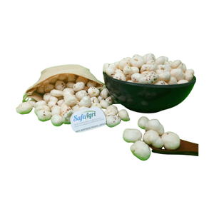 Makhana de calidad premium hecho tostando las semillas de loto en una sartén u horno hasta que estén crujientes y comidas con sal Peppe - Product Image 2