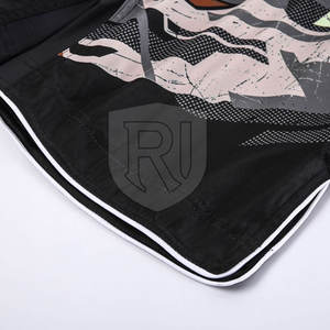 Best Manufacturer Made Solid Pattern MMA <b>Shorts</b> for Men Wholesale Low MOQ Mid Waist Elastic Waist High Street Style <b>Cheap</b> Price - Product Image 4