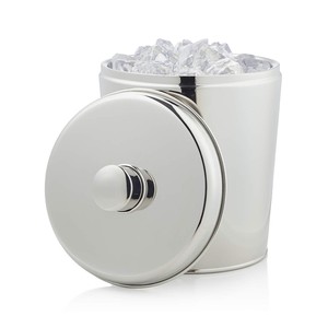 Seau à glace en cercle en fer plaqué or martelé avec poignée Design élégant pour les bars de fêtes Usage domestique Durable Élégant Écologique - Product Image 6