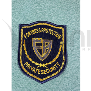 Insignia de Servicio de Seguridad de Diseño Personalizado, Parche Bordado Termoadhesivo Ecológico y Duradero, Decoración de Encaje para Gorra, Tela de PU - Product Image 6