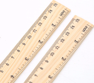 Regla de bambú natural: ligera, reutilizable y perfecta para estudiantes, profesionales y obsequios VIET FARGIMEX - Product Image 5