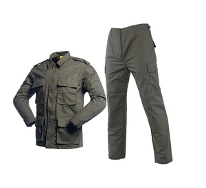 Personalizado Unisex ACU verde oliva tejido Rip-Stop uniforme táctico Conjunto 2 piezas Camo camisa chaqueta pantalones Cargo caza Airsoft seguridad - Product Image 1