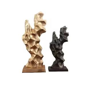 Escultura de Mesa Abstracta Moderna para Interiores de Hogares de Lujo con Textura Artística y Atractivo Decorativo de Alta Calidad - Product Image 1
