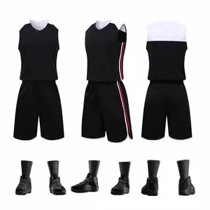 Uniforme de basket-ball pour hommes dernier maillot de basket-ball de haute qualité personnalisé sublimé uniforme de basket-ball ensemble respirant 2025 - Product Image 6