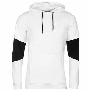 Vente en gros de sweats à capuche bleu marine sur mesure pour hommes nouveau design avec logo brodé et poche imprimée bouffante accessoire vestimentaire - Product Image 4