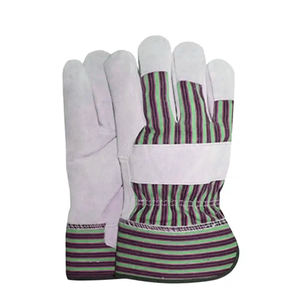 Nuevo OEM con bajo MOQ Guantes de trabajo de cuero de seguridad resistentes a impactos Guantes de mano de construcción resistentes al corte Guantes anticorte - Product Image 2