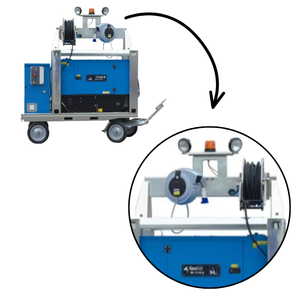 Groupe électrogène PWR 200 de haute qualité avec nettoyeur haute pression de fabrication italienne Solutions de manutention et de nettoyage professionnelles - Product Image 2