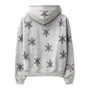 Sudadera con Capucha para Hombre, Mezcla de Algodón, Transpirable, con Estampado Digital, Logotipo Bordado, Bolsillo con Pedrería - Product Image 2