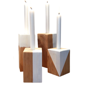Stylish Design Home Decorative Wooden <b>Candle</b> Stand Deluxe Quality Natural Wood Candleholder for Christmas Wholesaler Price - Product Image 6