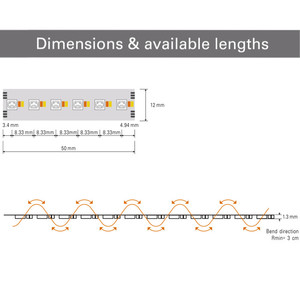Modelos explosivos Serie de alta densidad RGB Tira de luces LED 5000K 6500K 4000K 3838 LEDS superiores 360 LED/M Jardín de cobre Auto CAD IP65 - Product Image 2