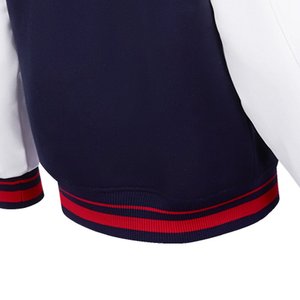 Vente en gros de vestes d'université de baseball pour hommes, style letterman personnalisé, blouson bombardier à manches en cuir artificiel pour hommes vestes vintage - Product Image 6