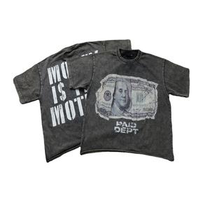 Conjunto de Camiseta y Pantalones Cortos Personalizados, Estilo Casual Holgado, Traje Deportivo de Verano, Ropa Urbana de Algodón Suave, Conjunto de Dos Piezas, Suministro al por Mayor - Product Image 1