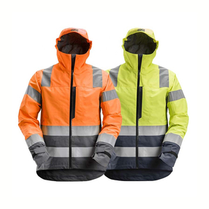 Chaquetas de trabajo de alta visibilidad para hombre, chaquetas de seguridad impermeables reflectantes de alta visibilidad para hombre - Product Image 1