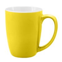 Mug à café en grès personnalisé avec logo, 370 ml, à large ouverture, vaisselle en céramique pour événements d'entreprise et cadeaux promotionnels