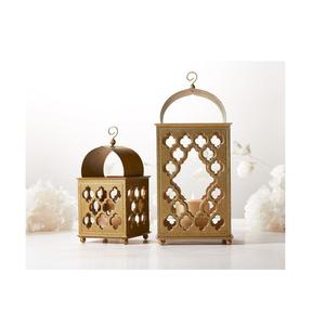 Pièce maîtresse élégante en métal avec décor Ramadan avec des gravures uniques parfaites pour les tables à manger, les repas en plein air et les rassemblements de vacances - Product Image 3