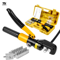 Outil de sertissage hydraulique robuste TENSON - Coupe-câbles - Kit de garde-corps d'escalier moderne - Câble en acier inoxydable de 1/8 po - Matériel de quincaillerie pour câbles - 5+