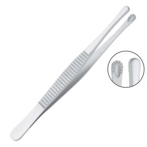 Pince à tissus de forme droite de haute qualité en acier inoxydable nouveauté produit outils à main pince à tissus chirurgicaux renouvelable - Product Image 1