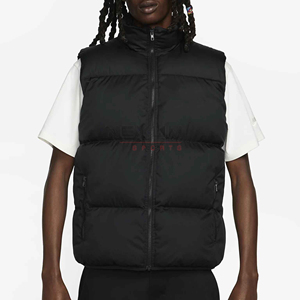 Personalizado impermeable hombre abajo chaqueta cálida al aire libre sin mangas transpirable hombres chaqueta acolchada para senderismo correr soporte cuello chaleco hombres - Product Image 1