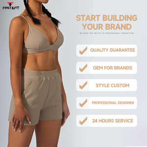 Nouvelle arrivée 100% coton Design personnalisé de haute qualité léger 2 pièces femmes genou longueur hauts courts ensemble solide toile tissu - Product Image 6