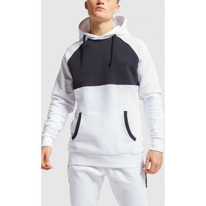 ชุดวอร์มแฟชั่นสำหรับผู้ชายผ้าฝ้าย100% สีตัดกันดีไซน์แบบกำหนดเอง - Product Image 5