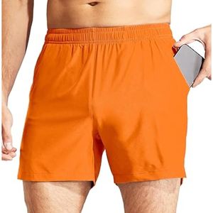 Bermudas deportivas informales para hombre más vendidas, secado rápido, Color piedra, cierre con cordón, patrón sólido, método de tejido de punto - Product Image 6