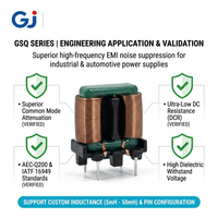 Gujing GTC Bobine d'inductance plate personnalisée, Bobine de mode commun, Bobine de mode commun à noyau de ferrite GSQ à montage en surface pour alimentation électrique, IATF16949 RoHS REACH