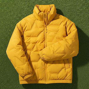 Chaqueta Bomber para Hombre, Estilo Urbano, Ligera, con Capucha Impermeable, Forro de Lana, Cuello Alto, Talla Grande, Personalizada, de Alta Calidad, OEM/ODM - Product Image 2