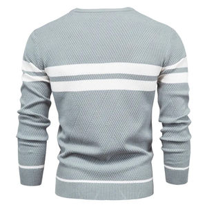 Sweat-shirt basique pour homme en coton mélangé, manches longues, col montant, motif uni, poids du tissu 400 grammes, doublé, vente en gros, nouveauté 2025 - Product Image 2